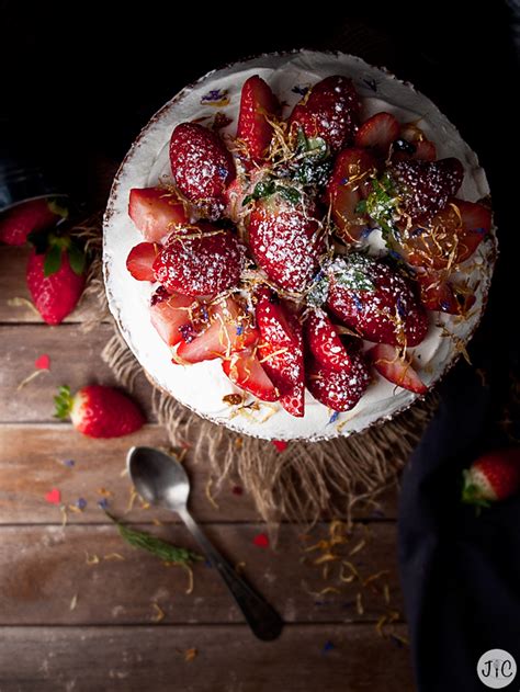 Naked Cake Al Cardamomo De Fresas Con Nata Para San Valent N Jaleo En La Cocina