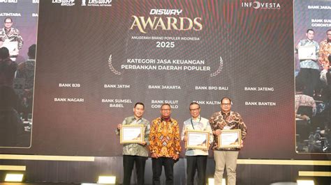 bankaltimtara raih disway awards  kepercayaan publik  kian menguat