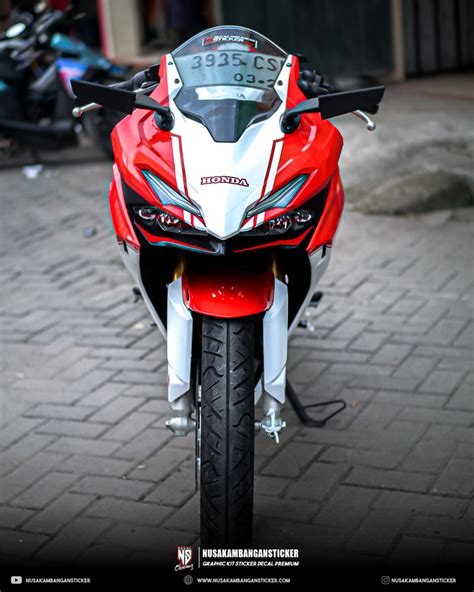 Striping Honda Cbr R Merah Putih Fullbody Nusakambangan Sticker