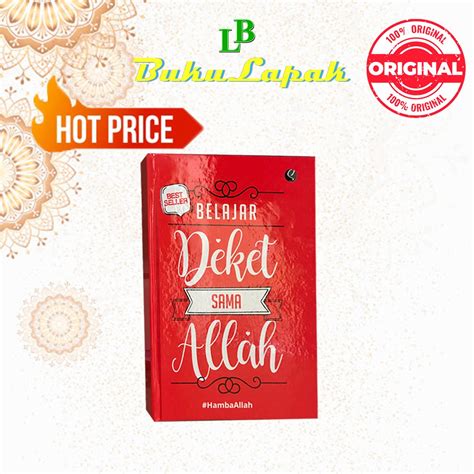 Jual Buku Motivasi Islam Belajar Deket Sama Allah Buku Islami