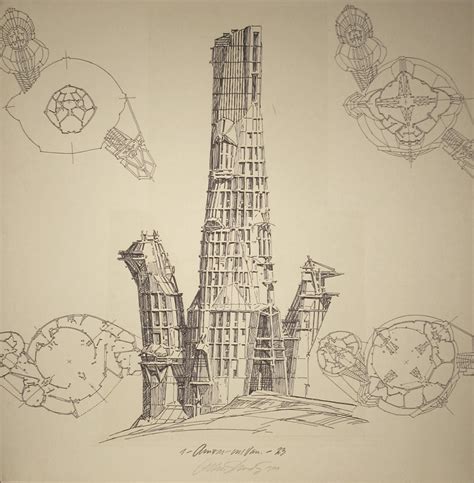 Lebbeus Woods: Early Drawings on Exhibit in NYC | ArchDaily