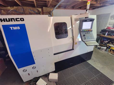 Hurco Tm Cnc Lathe Tailstock Under Hours Clean