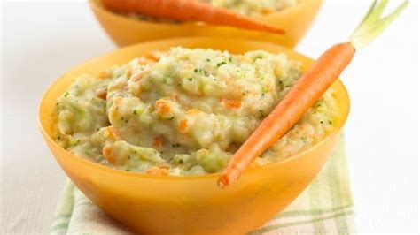 Papilla De Zanahoria Br Coli Papa Y Queso De Kcal Receta F Cil