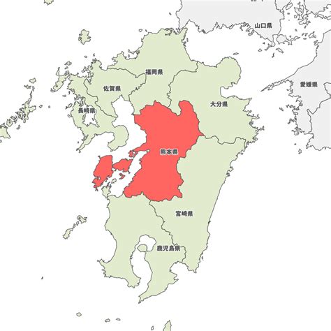 熊本県の地図 Map It マップ・イット