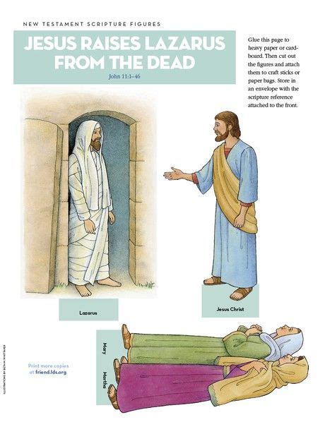 Printable Jesus Raises Lazarus Activity Sheets Free Printable Templates