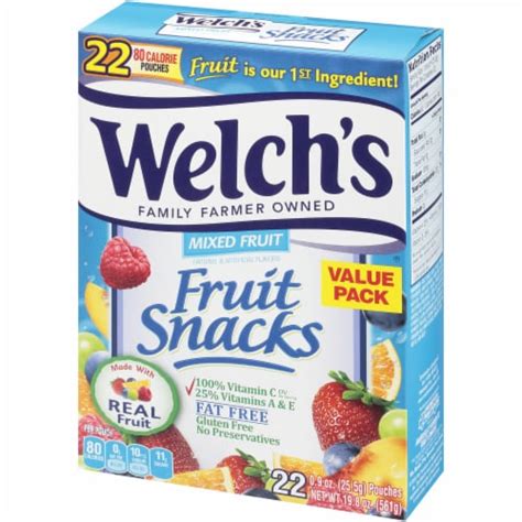 Welchs® Mixed Fruit Fruit Snacks 22 Count 198 Oz Qfc