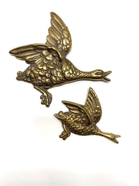 Vintage Brass Birds Wall Decor Etsy What Is Vintage Vintage Brass