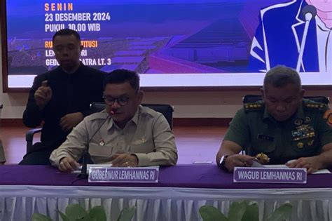 Lemhannas Prediksi Persaingan Ekonomi Dan Politik Warnai Dinamika