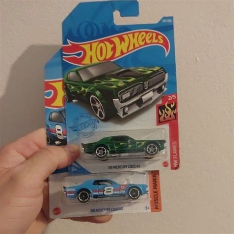 Mercury Cougar Lote N Hot Wheels Cartela Longa Shopee Brasil