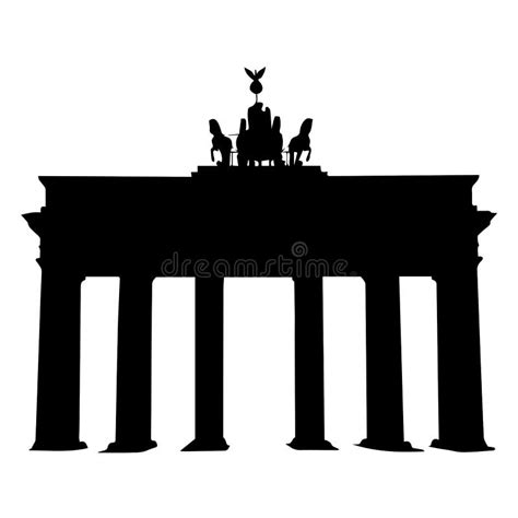 Brandenburg Gate Silhouette Stock Illustrations – 330 Brandenburg Gate ...