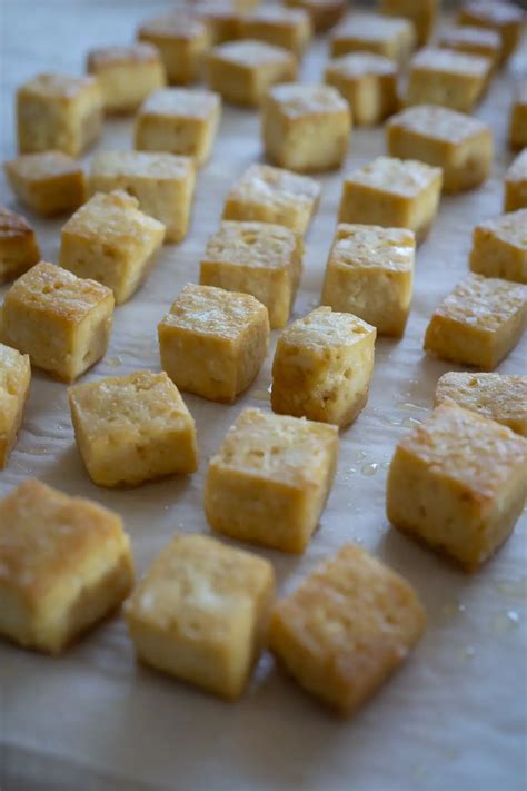 Crispy Baked Tofu Without Cornstarch