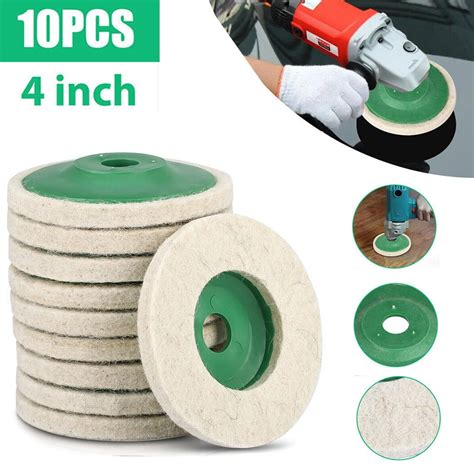 Keriste Pcs Mm Inch Wool Buffing Angle Grinder Wheel Felt