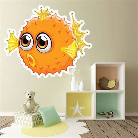 Sticker Mural Poisson Pik Autocollant Int Rieur Poisson Pik