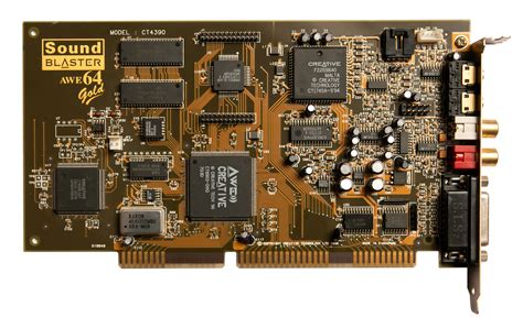 Creative Sound Blaster AWE64 Gold 16 Bit ISA Card CT 4390