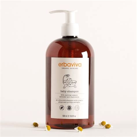 Erbaviva Organic Baby Shampoo - All-Natural with Essential Oils