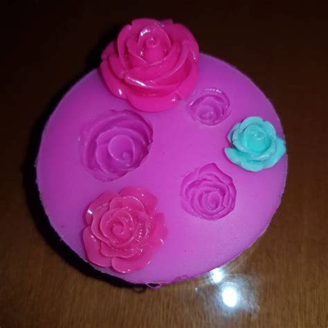 Rose Silicone Mold Etsy