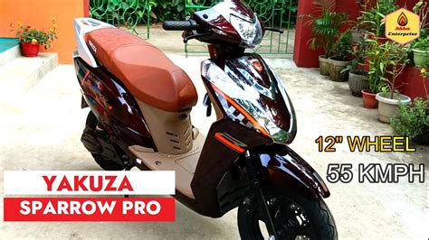 Yakuza Sparrow Pro Latest Model 2023 12 Wheel 72 Volt Electric Scooty