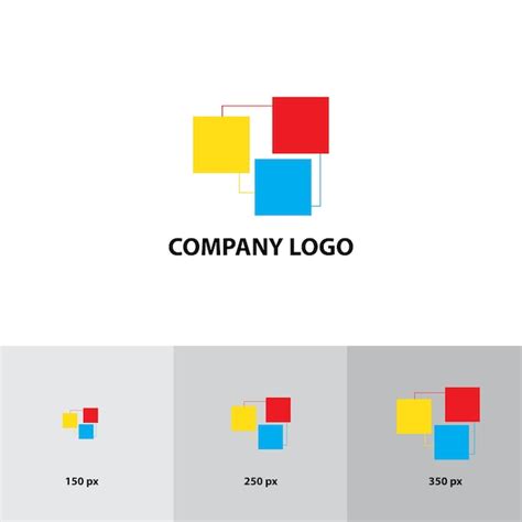 Design De Logotipo Abstrato Pode Ser Usado Para Marca E Empresa