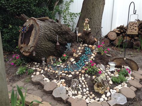 Fairy Garden From Old Tree Stump Fairy Garden Garden Organic