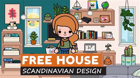 All Free Aesthetic Scandinavian Small Starter Home Design 🏠 Toca Boca