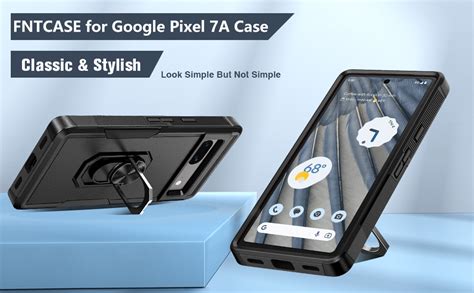 FNTCASE For Google Pixel 7a Case Dual Layer Heavy Duty Drop Proof Cell