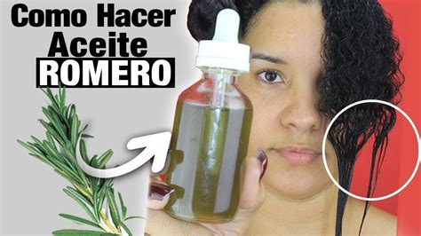 Aceite De Romero Para Hacer Crecer El Cabello En Transición Youtube