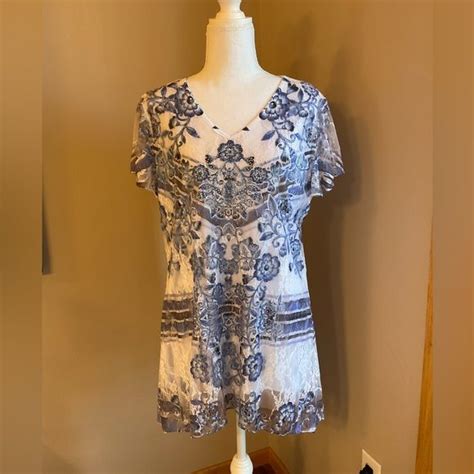 Fox Ali Blouse Floral Tunic Tops Roz Ali Plus Fashion Fashion