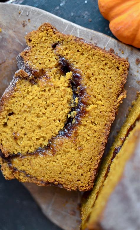 Yammie S Noshery Cinnamon Swirl Pumpkin Bread With Gluten Free Option