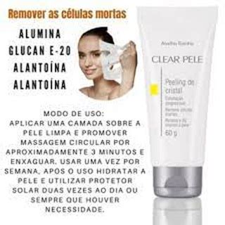 Peeling De Cristal Esfoliação Facial Remove Células Mortas Clear Pele