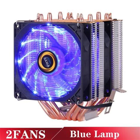 Lampe Bleue Fans Ventilateur De Refroidissement Pwm Tuyaux De