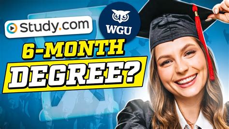 How To Earn A Degree In 6 Months At Wgu Youtube