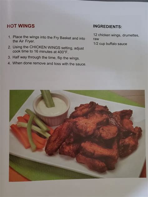 Wings - air fryer | Cooking, Meals, Hot wings