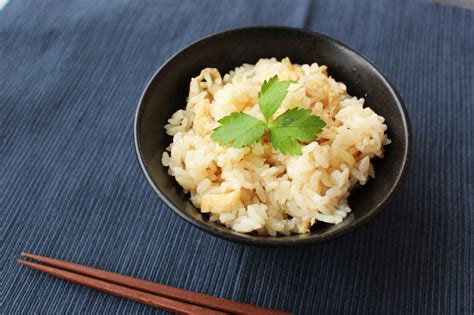 生姜とお揚げの炊き込みご飯｜恵那 銀の森