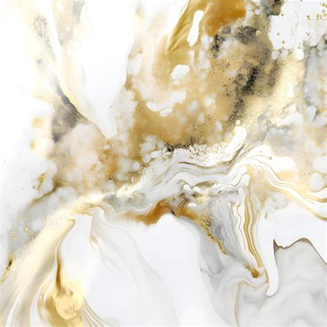 Premium Ai Image A Marble Wall With Gold And White Paint That Has The