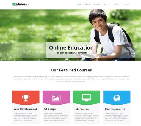 20+ Best Free School Html Website Templates 2024