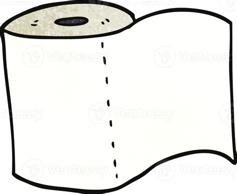 Cartoon Doodle Toilet Roll 45254514 PNG