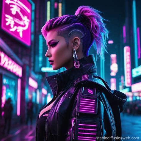 Cyberpunk Aesthetic | Stable Diffusion Online