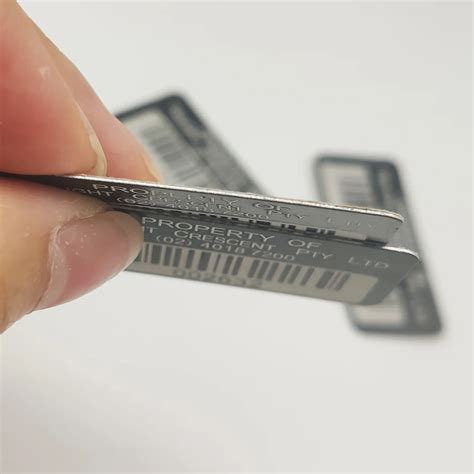 Selling Laser Engraving Metal Aluminum Serial Number Barcode Asset