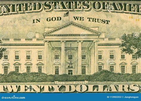 US 100 Dollar Bill, Back Side. Close Up Stock Image - Image of dollar ...