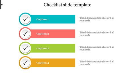 Awesome Checklist Slide Template Presentation