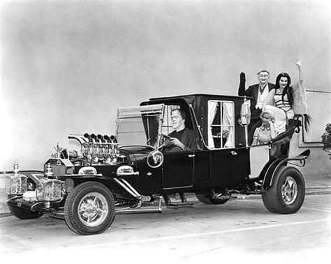 The Munsters Fred Gwynne Old Classic Car 8x10 Photo The Munsters Old