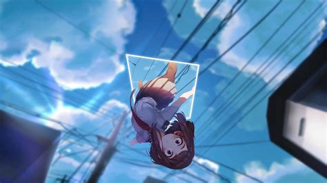 Download Ochaco Uraraka Blue Sky Wallpaper