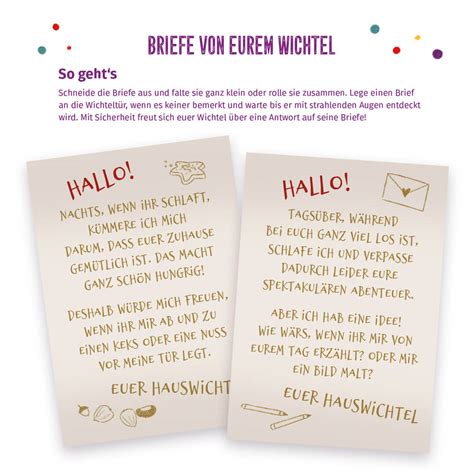 Wichtelbriefe Vorlage Briefe Vom Wichtel F R Wichtelt R Framily