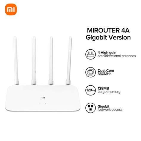 Xiaomi Mi Router 4a Gigabit 24ghz 5ghz Wi Fi 1167mbps Wi Fi Router