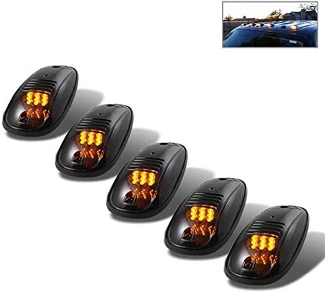 Amazon Akkon For Pcs Led Cab Roof Running Marker Lights Smoked