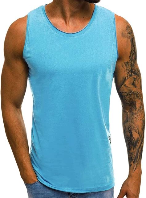 Unterhemd Herren Tank Top Sport Shirt Ärmellos Muskelshirt Fitness Gym