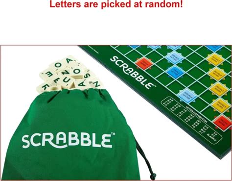 Mattel Games Scrabble Englische Version Original Klassisches