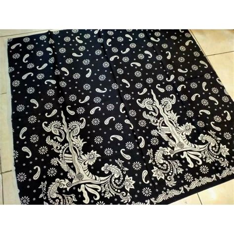 Jual Kain Katun Batik Kota Solo Motif Keris Putih Shopee Indonesia