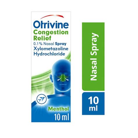 Otrivine Adult Congestion Relief Nasal Spray Measured Dose Sinusitis 1