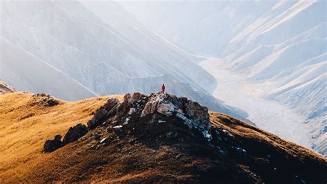 Wolf Silhouette Hills Mountains Loneliness K Hd Wallpaper